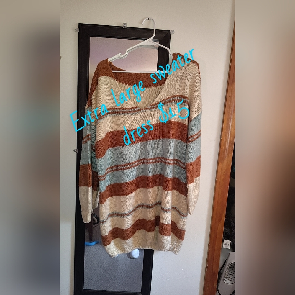 Striped Sweater Dress